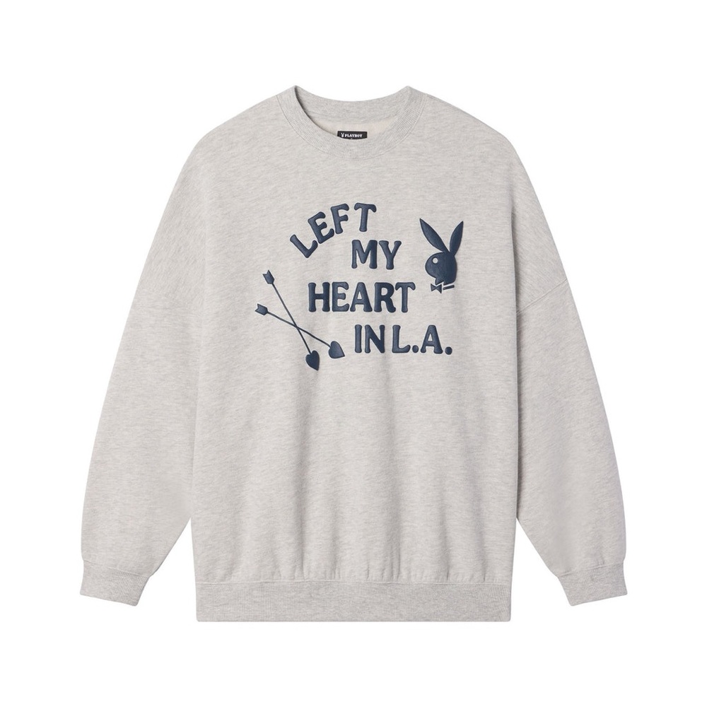 Playboy By Pacsun Left My Heart In L.A. Crewneck